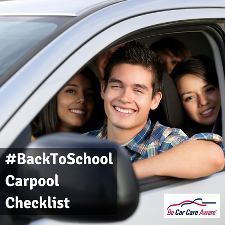 #BackToSchoolCarpoolChecklist